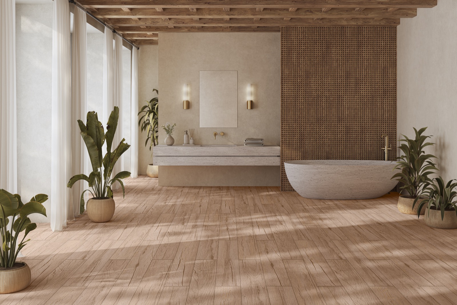 Dune Birch porcelain wood preview